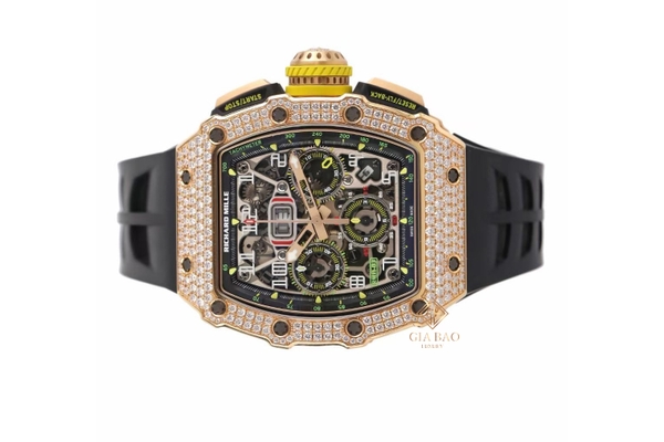 Đồng Hồ Richard Mille RM011-03 Vàng Hồng Và Kim Cương