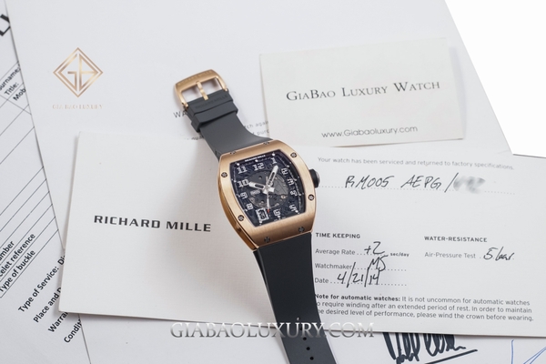 Đồng Hồ Richard Mille RM005 Automatic Vàng Hồng