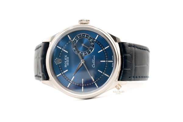 Đồng Hồ Rolex Cellini Date 50519 Mặt Số Xanh