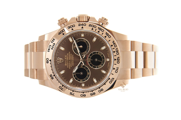 Đồng Hồ Rolex Cosmograph Daytona 116505 Mặt Số Chocolate Cọc số Dạ Quang