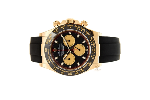 Đồng Hồ Rolex Cosmograph Daytona 116518LN Mặt Số Đen Và Vàng Champagne