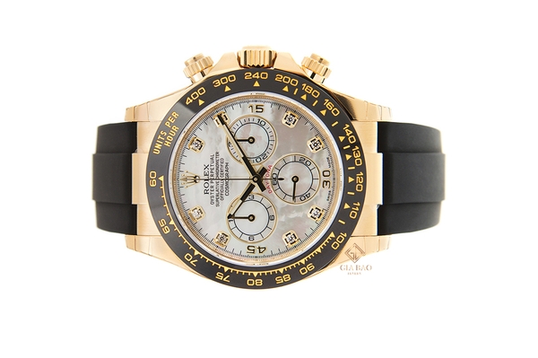 Đồng Hồ Rolex Cosmograph Daytona 116518LN Mặt Số Vỏ Trai Trắng