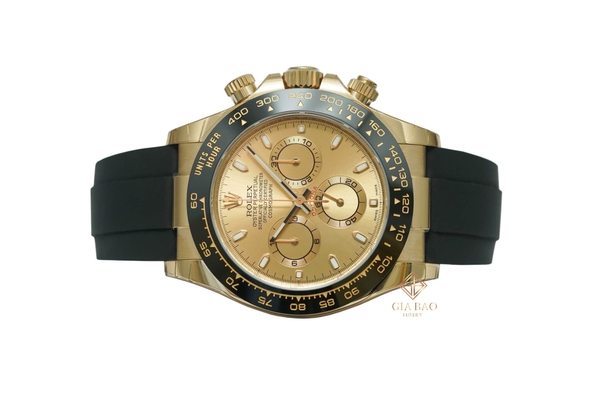 Đồng Hồ Rolex Cosmograph Daytona 116518LN Mặt Số Vàng Champange