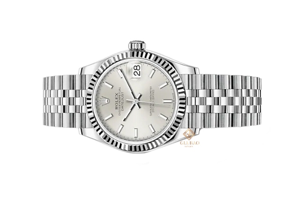 Đồng Hồ Rolex Datejust 278274 Mặt Số Bạc Cọc Số Dạ Quang