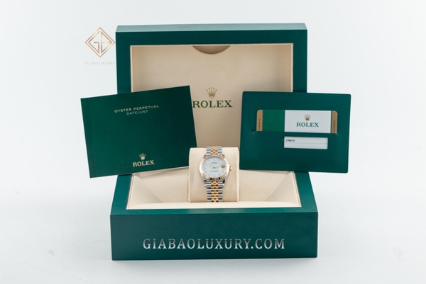 Đồng Hồ Rolex Datejust 31 278273 Mặt Vỏ Trai Trắng