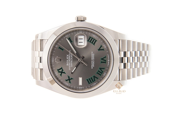 Đồng Hồ Rolex Datejust 41 126300 Mặt Số Wimbledon