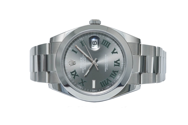 Đồng Hồ Rolex Datejust 41 126300 Mặt Số Wimbledon Dây Đeo Oyster