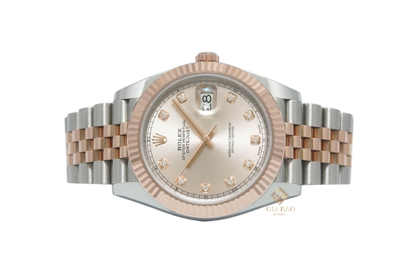 Đồng Hồ Rolex Datejust 41 126331 Mặt Số Sundust Nạm Kim Cương