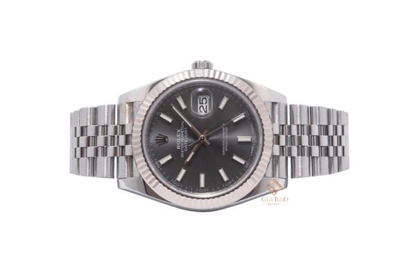 Đồng hồ Rolex Datejust 41 126334 Mặt Số Xám Cọc Dạ Quang