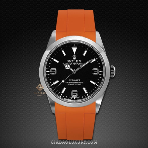 Dây Rubber B Classic Series cho Rolex Explorer I 214270