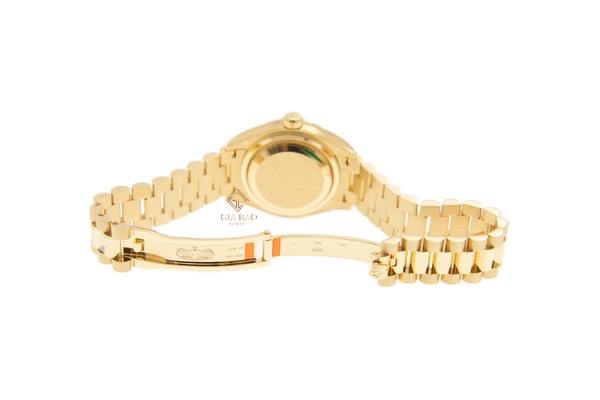 Đồng Hồ Rolex Lady-Datejust 279178 Mặt Số Vàng Champagne Cọc Số Kim Cương
