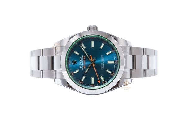 Đồng Hồ Rolex Milgauss 116400GV Mặt Số Xanh