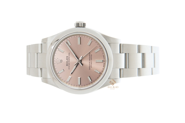 Đồng Hồ Rolex Oyster Perpetual 31 277200 Mặt Số Hồng Cọc Dạ Quang