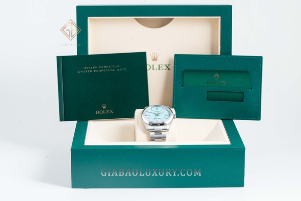 Đồng Hồ Rolex Oyster Perpetual 41 124300 Mặt Số Ice Blue