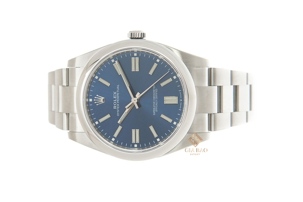 Đồng Hồ Rolex Oyster Perpetual 41 124300 Mặt Số Xanh Dương