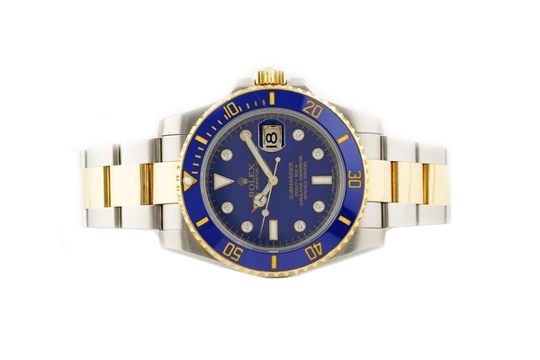 Đồng hồ Rolex Submariner Date 116613LB Cọc Số Kim Cương