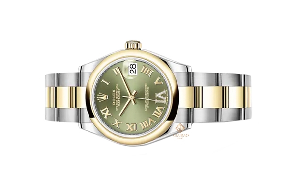 Đồng Hồ Rolex Datejust 31 278243 Mặt Số Xanh Cọc Số La Mã Dây Đeo Oyster