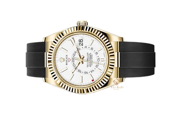 Đồng Hồ Rolex Sky Dweller 326238 Mặt Số Trắng