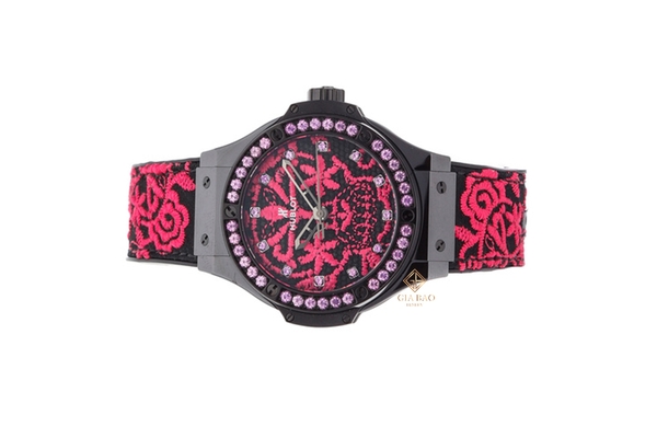 Đồng Hồ Hublot Big Bang Broderie Sugar Skull Fluo Hot Pink 41mm 343.CP.6590.NR.1233