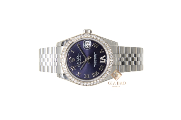 Đồng Hồ Datejust 31 178384 Mặt Số Tím Cọc Số La Mã