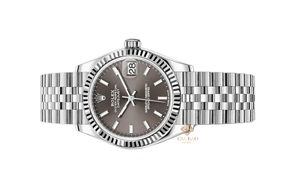 Đồng Hồ Rolex Datejust 278274 Mặt Số Xám Cọc Số Dạ Quang