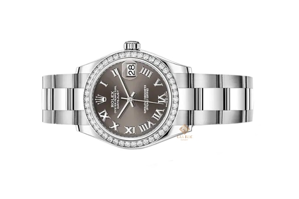 Đồng Hồ Rolex Datejust 31 278384RBR Mặt Số Xám Cọc Số La Mã Dây Đeo Oyster