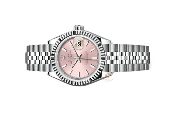 Đồng Hồ Rolex Lady Datejust 279174 Mặt Số Hồng Cọc Số Dạ Quang