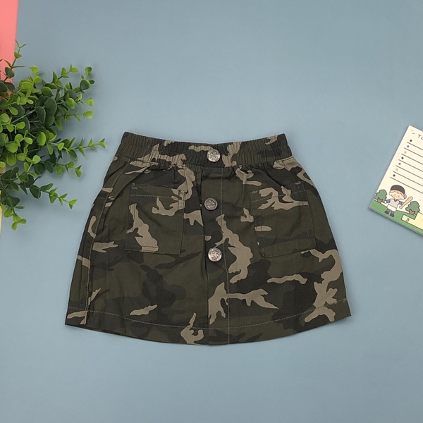 Chân váy kaki rằn ri cúc sz3-7 x20