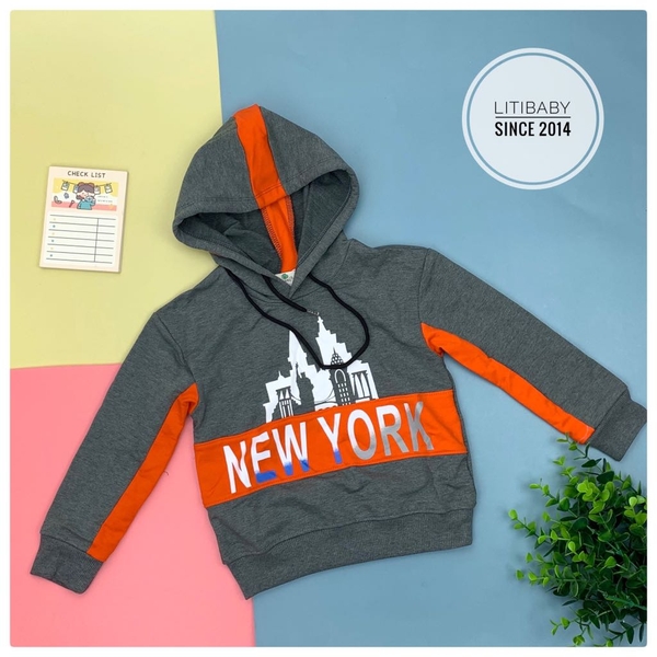 Áo nỉ da cá có mũ New York sz2-9 x20