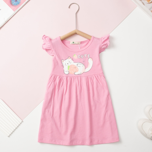 H539 Váy cotton trẻ em - V02 2/12 (Ri6)