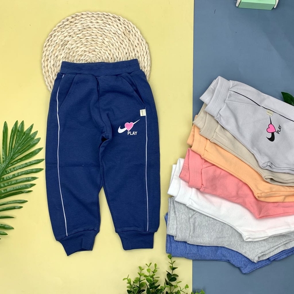 Quần BT, BG bogen lé viền trái tim PLAY, CPudoing 1/8*20