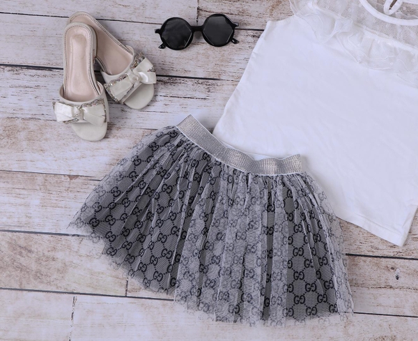 Chân váy ren bé gái size 4-10T.X20