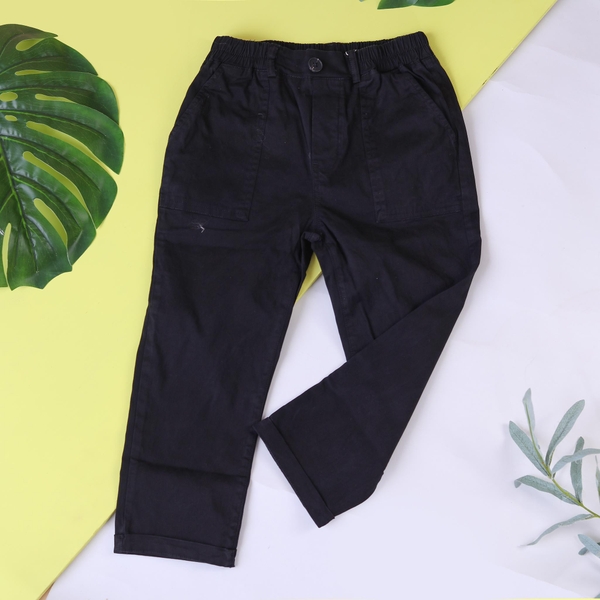 Quần dài kaki đũi thu đông bo gấu bé trai size 11-15T.X20