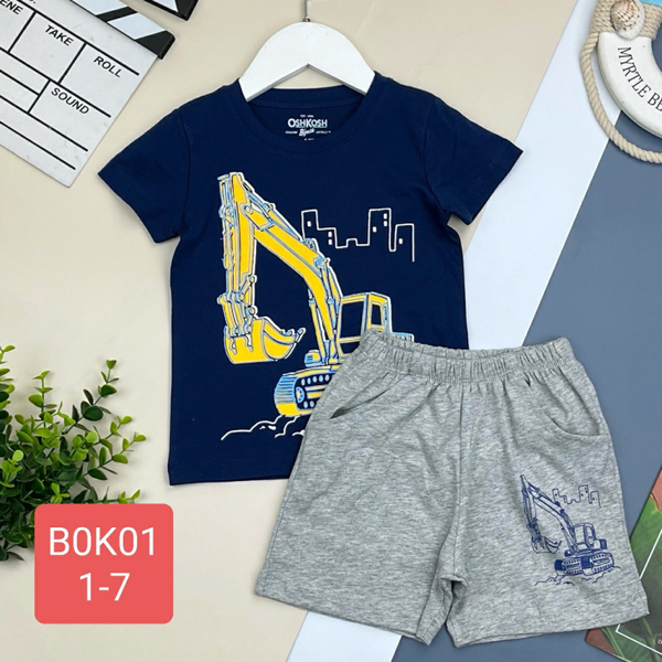 BOK Bộ cotton BT 2 chiều oskosh 1/7 (Ri7)