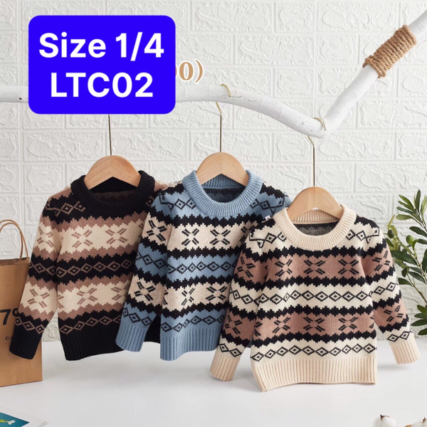 LTC02 Áo len thổ cẩm 1/4 (Ri4) D864