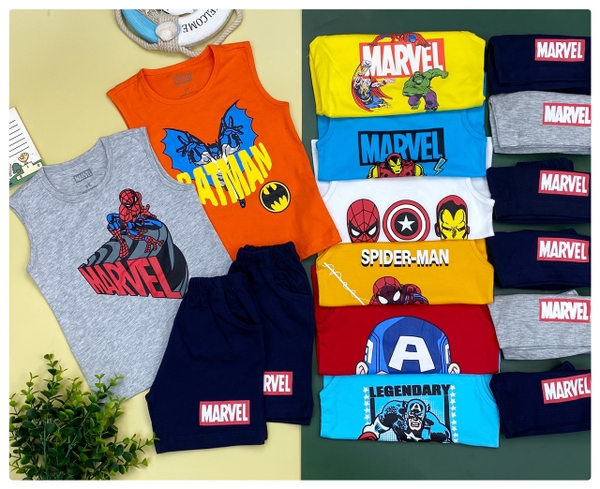 Bộ ba lỗ Marvel vải dư 1/7*21