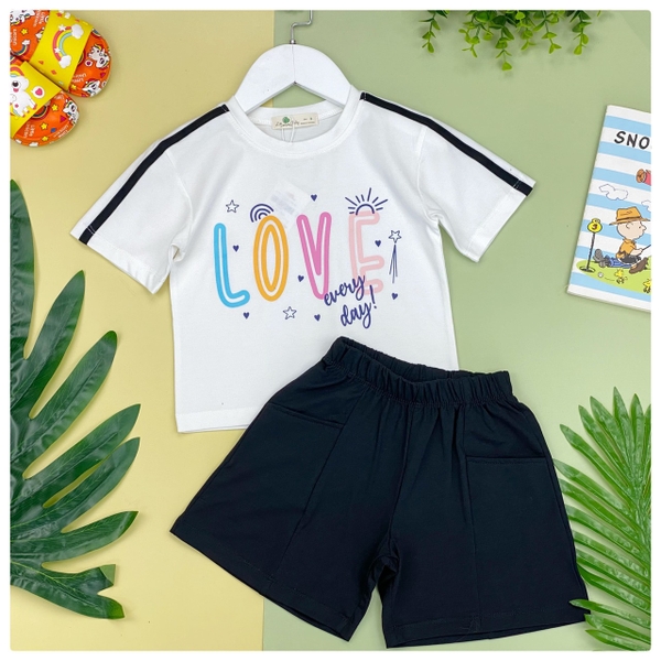 Bộ cotton BT Love chạy sọc 10/16*21