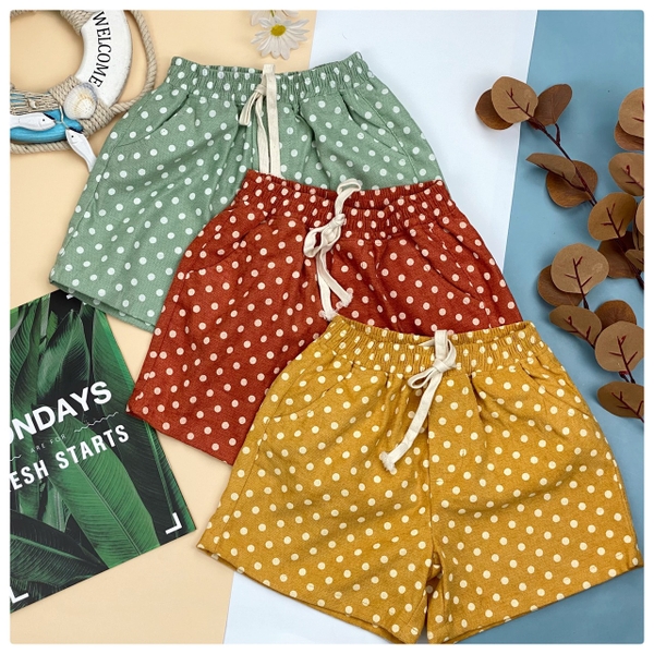 Quần kaki chấm bi 8/14*21