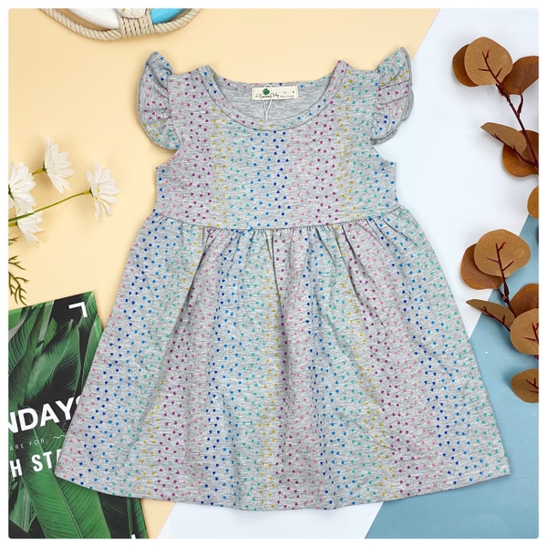 Váy cotton 4 chiều hoa văn 6-10 x21