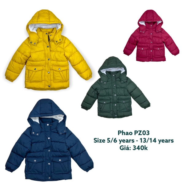 Áo phao litibaby BT PZ03 size 5/6 - 13/14