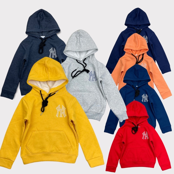 Áo hoodies NY 3/10 nỉ bông nhiều màu