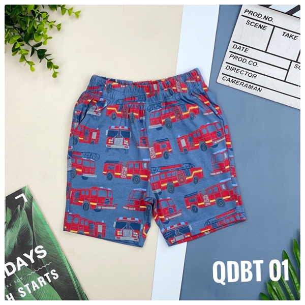 QDBT Quần cotton hình vải dư 1/10 (Ri10)