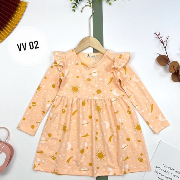 VV Váy cotton viền 3/12 (Ri10)