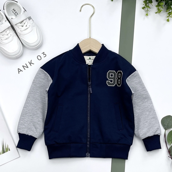 ANK Áo khoác nỉ BT, BG bomber 2/8 số 98  (Ri4) PH528