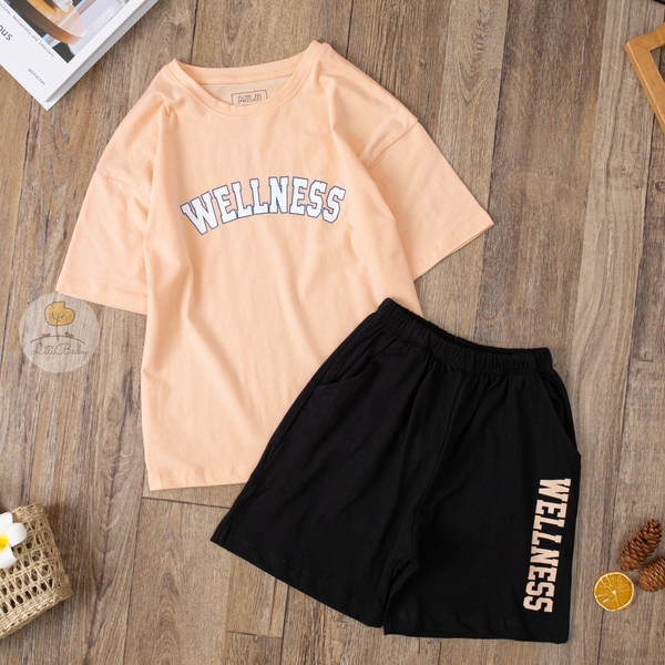 H Bộ cotton MLB chữ Wellness 4 chiều size 4/14 (Ri5) SG104