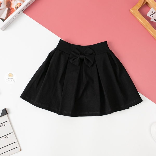 H Chân váy umi xếp ly gắn nơ 4/10 (Ri4) PH663