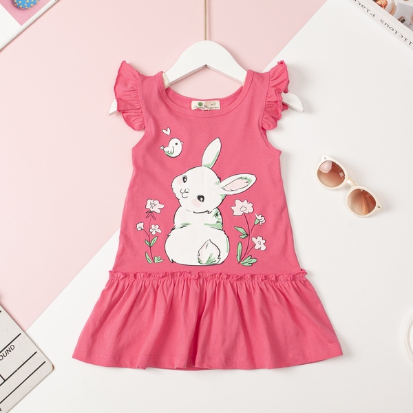 HY4 Váy cotton BG viền tay 2/10 (Ri5) NA14