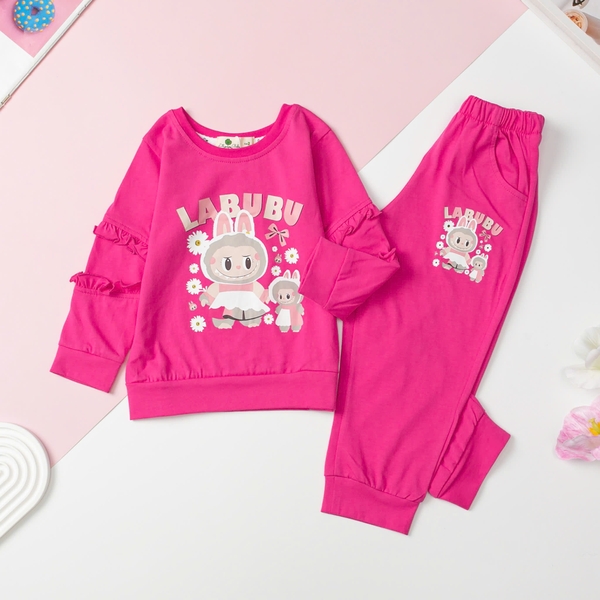 HY4 Bộ cotton thu đông BG tay bèo 2/8 (Ri7) NA21