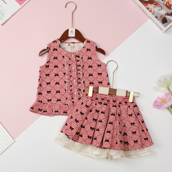 HY4 Bộ chân váy dạ sát nách 2/10 (Ri5) PH959
