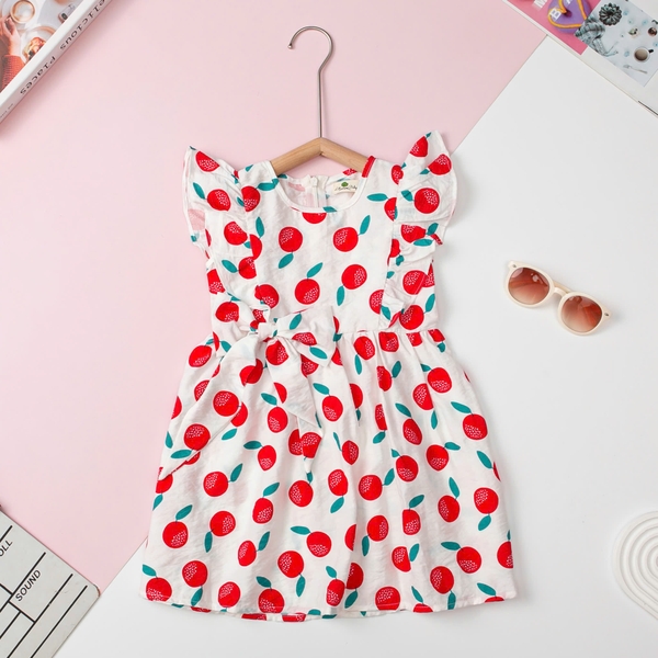 HY5 Váy đũi sát nách viền nơ eo 2/10 (Ri5) Ph568